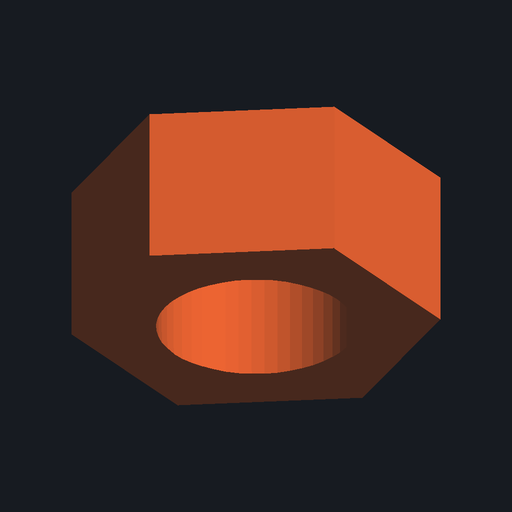 Гайка M8, шестигранная